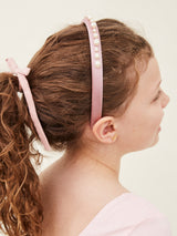 BaubleBar Pearls Please Kids' Headband - Pink -
Pink headband with pearls