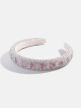 BaubleBar Love You Lots Kids' Crystal Headband - Heart -
White hearts headband with crystals