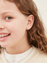 BaubleBar Candy Heart Kids' Earring Set - Pink -
Set of two hypoallergenic earrings for kids