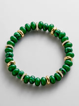 BaubleBar Kelly Semi-Precious Beaded Bracelet - Malachite -
Big Summer Kickoff