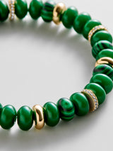 BaubleBar Kelly Semi-Precious Beaded Bracelet - Malachite -
Big Summer Kickoff