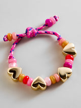 BaubleBar Happy Here Beaded Bracelet - Heart -
Charm bracelet for stacking