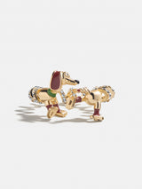 BaubleBar Disney Pixar Slinky Dog Cuff Ring - Gold/Pavé -
Statement Toy Story ring