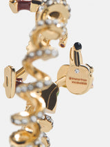BaubleBar Disney Pixar Slinky Dog Cuff Ring - Gold/Pavé -
Statement Toy Story ring
