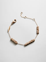 BaubleBar 14K Gold/Pavé Custom Block Multi Name Bracelet - 3 Names -
Personalized stacking bracelet