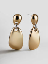 BaubleBar Maude Statement Earrings - Gold -
Mixed metal earrings