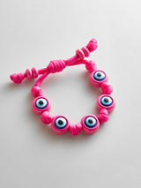 BaubleBar Knotty Good Eye Cord Bracelet - Fuchsia -
Evil Eye bracelet