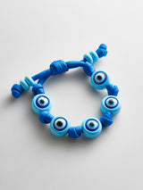 BaubleBar Knotty Good Eye Cord Bracelet - Aqua -
Evil Eye bracelet