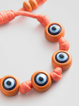 BaubleBar Knotty Good Eye Cord Bracelet - Tangerine -
Evil Eye bracelet