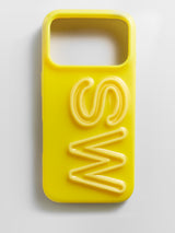 BaubleBar Fine Line Custom iPhone Case - Yellow/Yellow -
Custom Phone Case