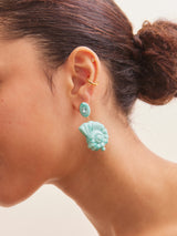 BaubleBar Mina Turquoise Shell Earrings - Turquoise -
Blue drop earrings