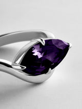 BaubleBar Amethyst -
Statement ring