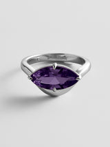 BaubleBar Amethyst -
Statement ring