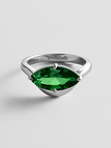 BaubleBar Emerald -
Statement ring