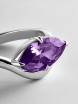 BaubleBar Light Amethyst -
Statement ring