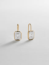 BaubleBar Emerald|10MM -
Drop crystal earrings