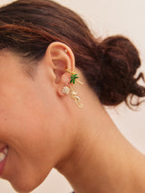BaubleBar On the Horizon Earring Set - Seahorse -
Set of three stacking earrings
