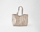 BaubleBar Medium -
Personalized canvas tote bag with custom embroidered initials