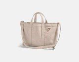BaubleBar Large -
Personalized canvas tote bag with custom embroidered initials
