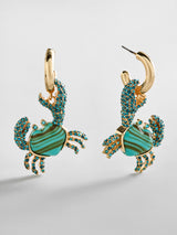 BaubleBar Pinch Me Crab Earrings - Crab -
Statement earrings