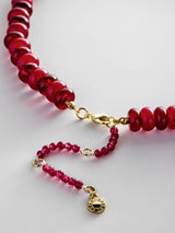 BaubleBar Joyce Semi-Precious Beaded Necklace - Red Jasper -
Beaded necklace for stacking