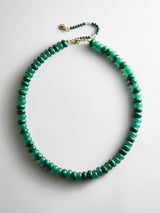 BaubleBar Joyce Semi-Precious Beaded Necklace - Malachite -
Beaded necklace for stacking
