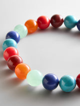 BaubleBar Jane Beaded Necklace - Red/Blue Multi -
Chunky statement necklace