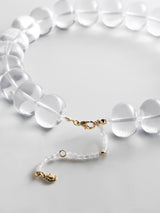 BaubleBar Joan Semi-Precious Necklace - Clear Quartz -
Chunky statement necklace
