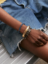 BaubleBar Block Party Varsity Number Custom Bracelet - Onyx Double Digit -
Custom number bracelet