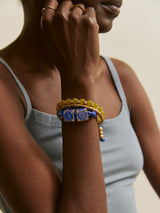 BaubleBar Block Party Varsity Number Custom Bracelet - Cobalt Double Digit -
Custom number bracelet