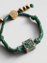 BaubleBar Block Party Varsity Number Custom Bracelet - Dark Green Single Digit -
Custom number bracelet