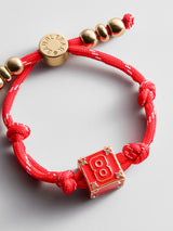 BaubleBar Block Party Varsity Number Custom Bracelet - Cherry Red Single Digit -
Custom number bracelet