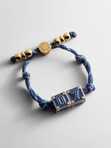 BaubleBar Block Party Varsity Number Custom Bracelet - Navy Double Digit -
Custom number bracelet