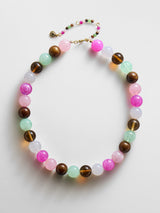 BaubleBar Mini Jane Beaded Necklace - Pink Multi -
Layering necklaces