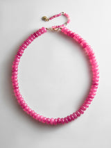 BaubleBar Joyce Semi-Precious Beaded Necklace - Fuchsia Agate Bead -
Beaded necklace for stacking