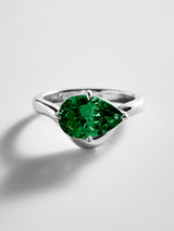 BaubleBar Emerald -
Statement ring