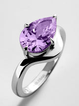 BaubleBar Light Amethyst -
Statement ring