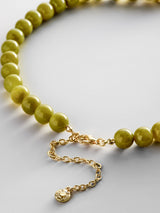 BaubleBar Janette Beaded Ring Necklace - Olive -
Resin charm necklace