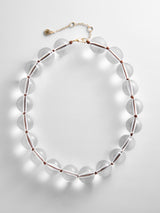 BaubleBar Jane Beaded Necklace - Clear/Brown -
Chunky statement necklace