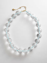 BaubleBar Jane Beaded Necklace - Clear/Turquoise -
Chunky statement necklace
