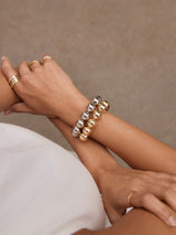 BaubleBar Jane Beaded Bracelet - Silver -
Ends Friday: Enjoy 20% Off