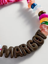BaubleBar Wear Everywhere Waterproof Custom Bracelet - Multi/Tortoiseshell -
Personalized name bracelet