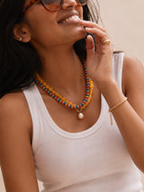 BaubleBar Jolene Semi-Precious Beaded Necklace - Multi -
Multicolored necklace for stacking