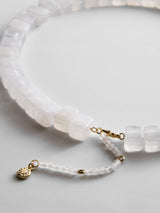BaubleBar Jess Square Beaded Necklace - White Quartz -
Ends Friday: Enjoy 20% Off
