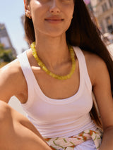 BaubleBar Jess Square Beaded Necklace - Olive Jade -
Ends Friday: Enjoy 20% Off