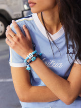 BaubleBar Team Knotty Varsity Custom Bracelet - Argentina Single Digit -
Custom waterproof bracelet