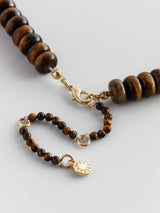 BaubleBar Joyce Semi-Precious Beaded Necklace - Tiger's Eye -
Beaded necklace for stacking