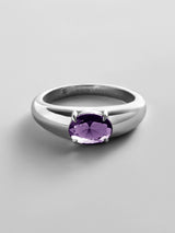 BaubleBar Light Amethyst -
Personalized crystal ring
