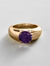 BaubleBar Amethyst -
Personalized crystal ring