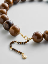 BaubleBar Jane Beaded Necklace - Brown/Turquoise -
Chunky statement necklace